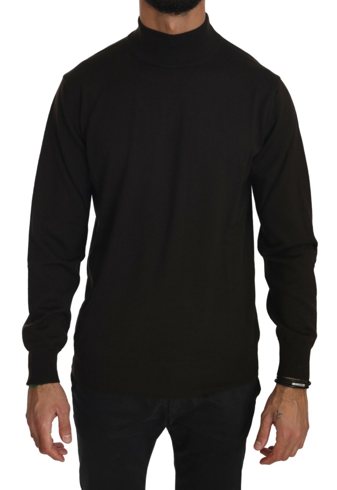 MILA SCHÖN Brown Turtle Neck Pullover Wool Sweater $737.00 MILA SCHÖN Luzworld