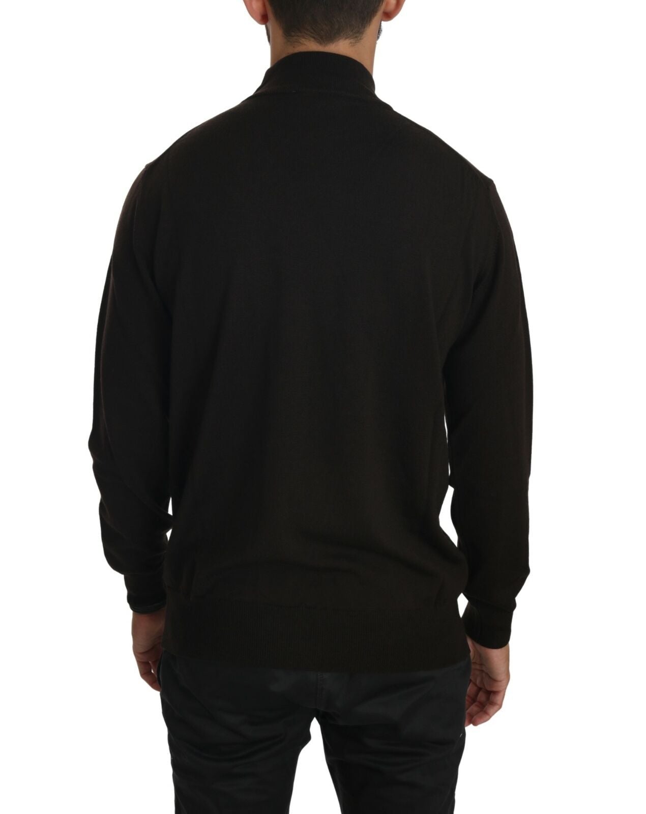 MILA SCHÖN Brown Turtle Neck Pullover Wool Sweater $737.00 MILA SCHÖN Luzworld