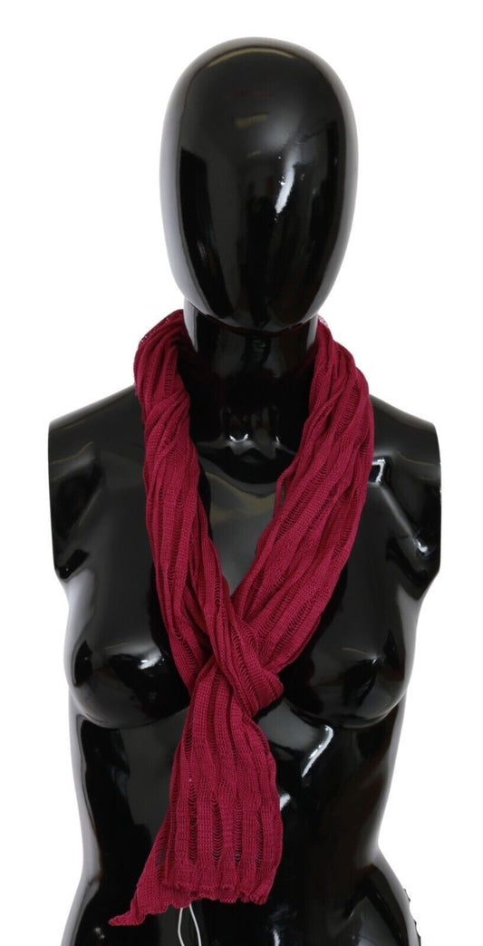 John Galliano Bordeaux Neck Wrap Shawl Foulard Scarf $231.00 John Galliano Luzworld
