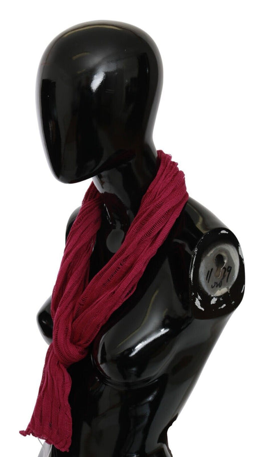 John Galliano Bordeaux Neck Wrap Shawl Foulard Scarf $231.00 John Galliano Luzworld