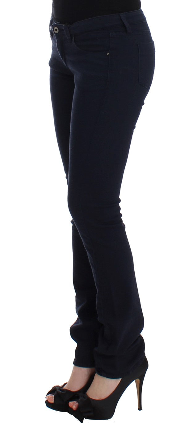 Costume National Blue straight leg jeans $552.00 Costume National Luzworld