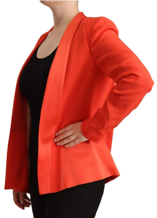 CO|TE Orange Long Sleeves Acetate Blazer Pocket Overcoat Jacket $1310.00 CO|TE Luzworld