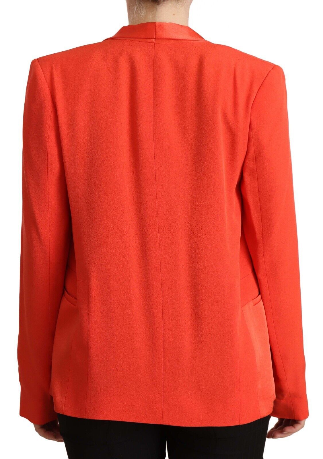 CO|TE Orange Long Sleeves Acetate Blazer Pocket Overcoat Jacket $1310.00 CO|TE Luzworld