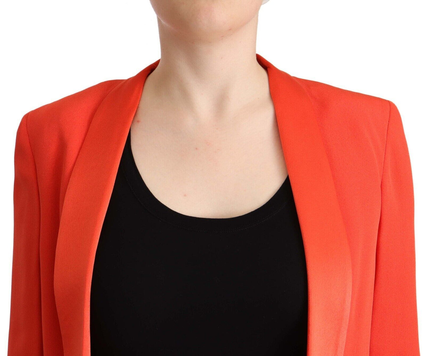 CO|TE Orange Long Sleeves Acetate Blazer Pocket Overcoat Jacket $1310.00 CO|TE Luzworld