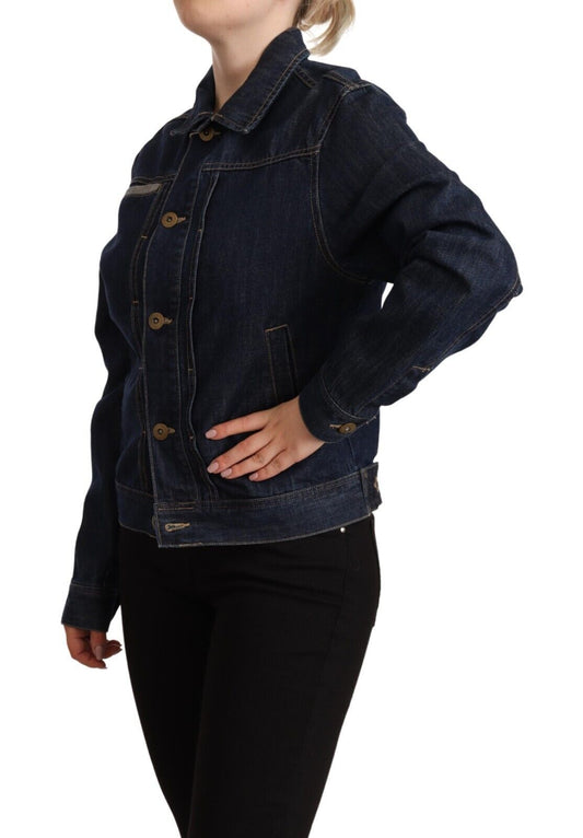 Master Coat Dark Blue Button Down Long Sleeves Denim Jacket $737.00 Master Coat Luzworld