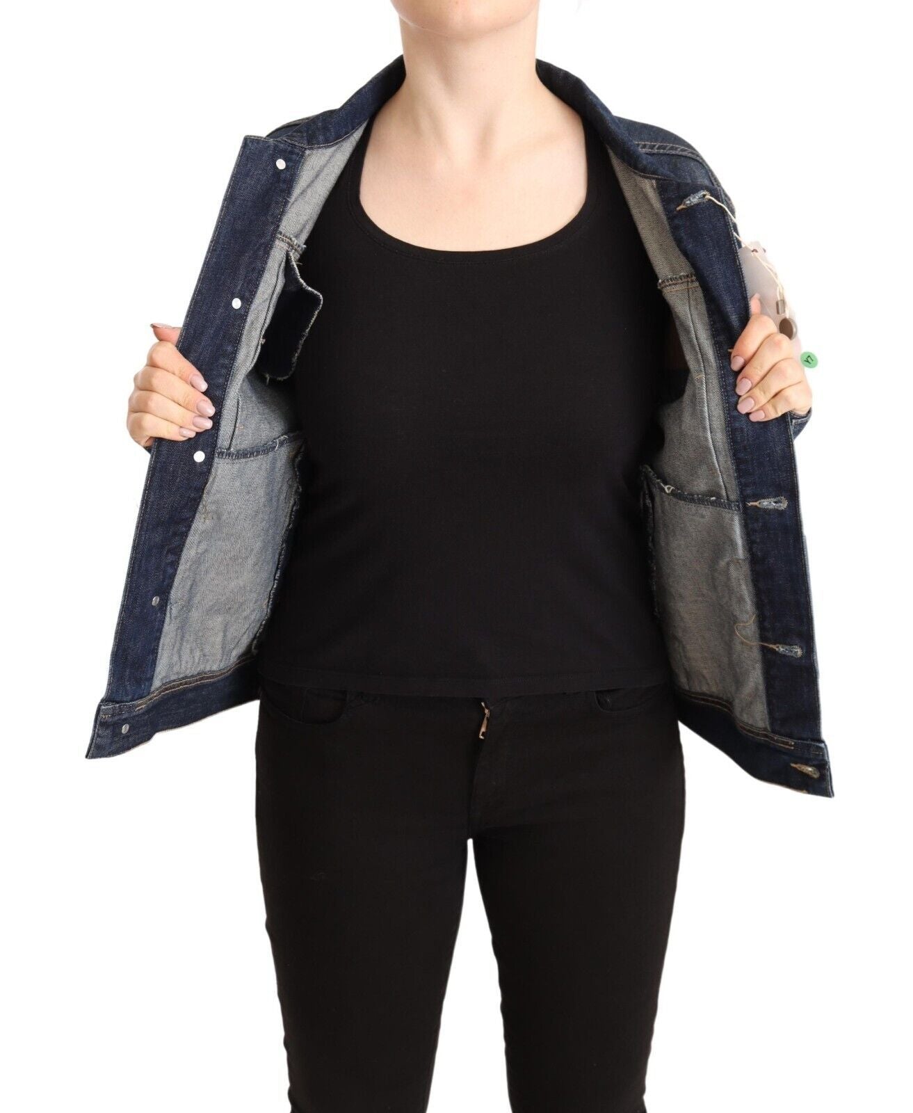Master Coat Dark Blue Button Down Long Sleeves Denim Jacket $737.00 Master Coat Luzworld
