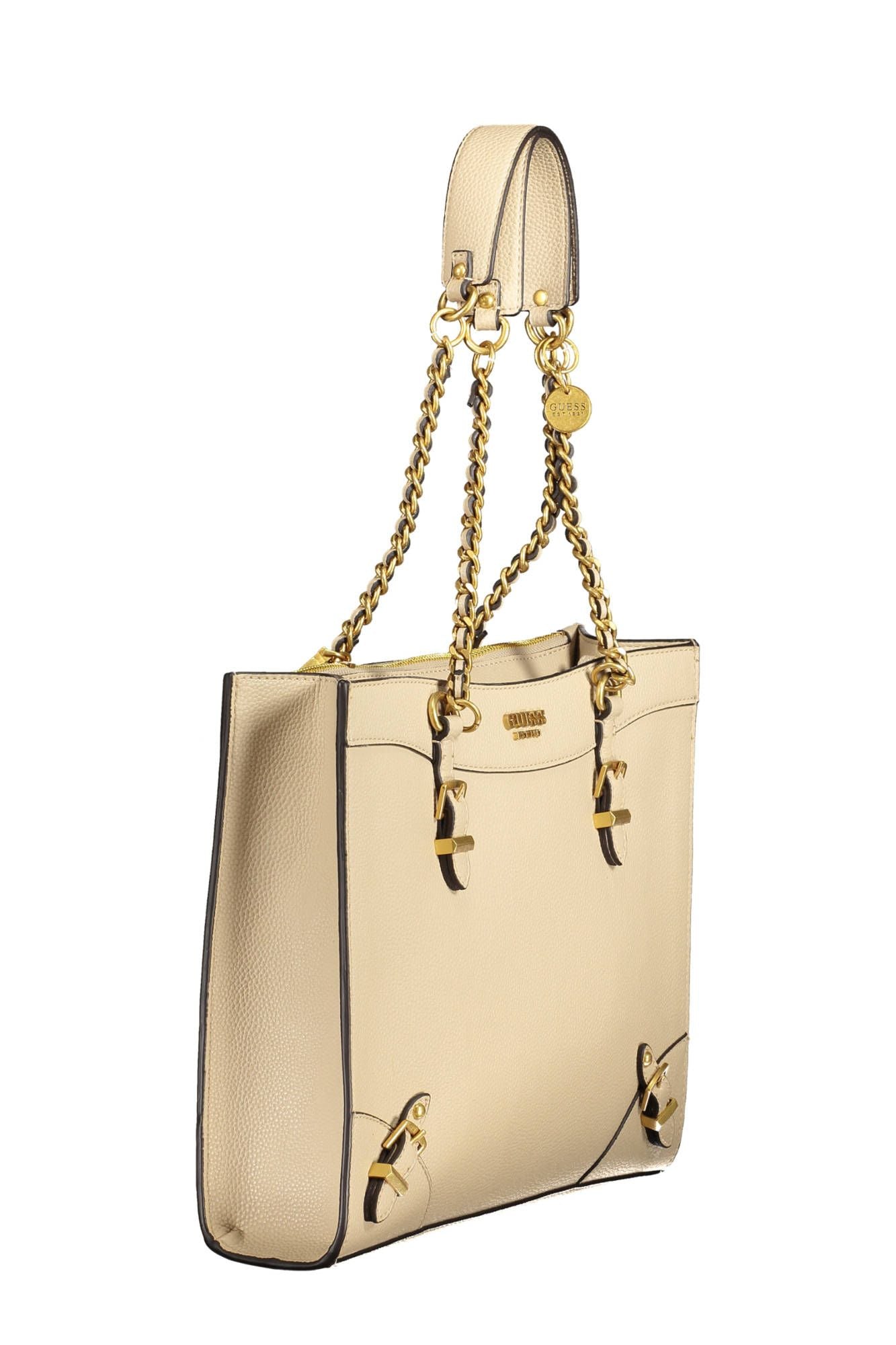Guess Jeans Beige Polyethylene Women Handbag $525.00 Guess Jeans Luzworld