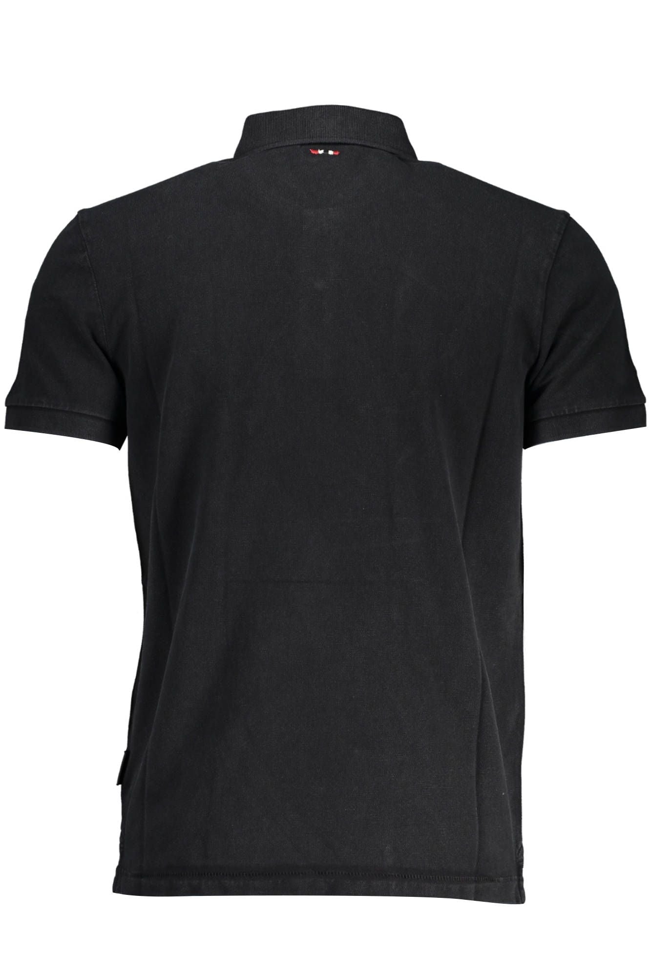 Napapijri Classic Black Embroidered Polo Shirt $163.00 Napapijri Luzworld
