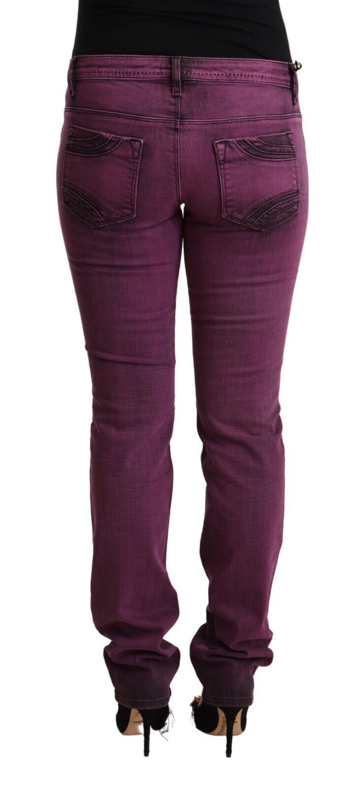 Costume National Purple Cotton Stretch Slim Fit Denim Jeans $869.00 Costume National Luzworld