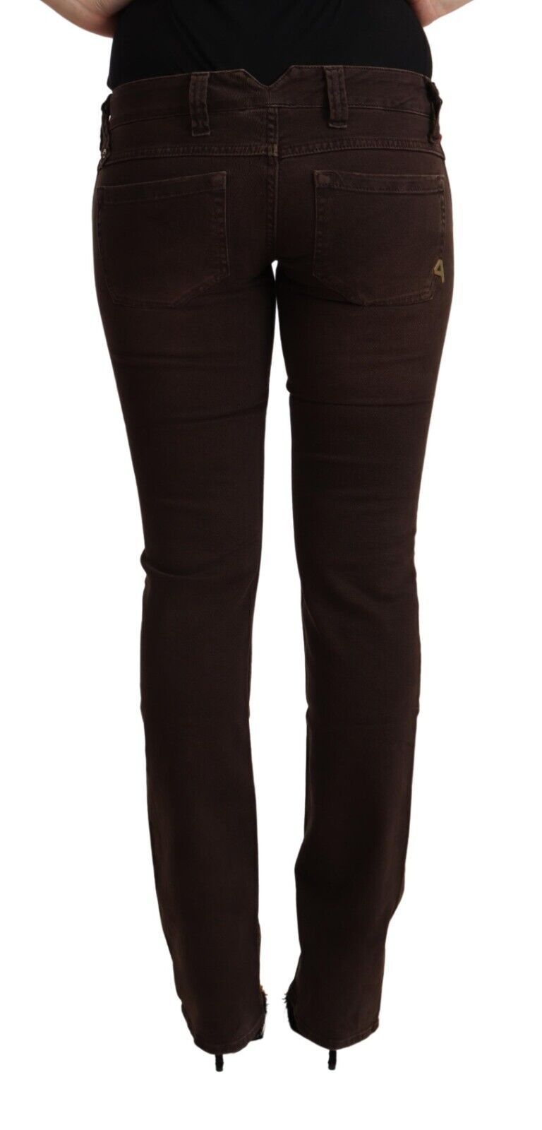 CYCLE Brown Cotton Stretch Low Waist Slim Fit Denim Jeans $547.00 CYCLE Luzworld