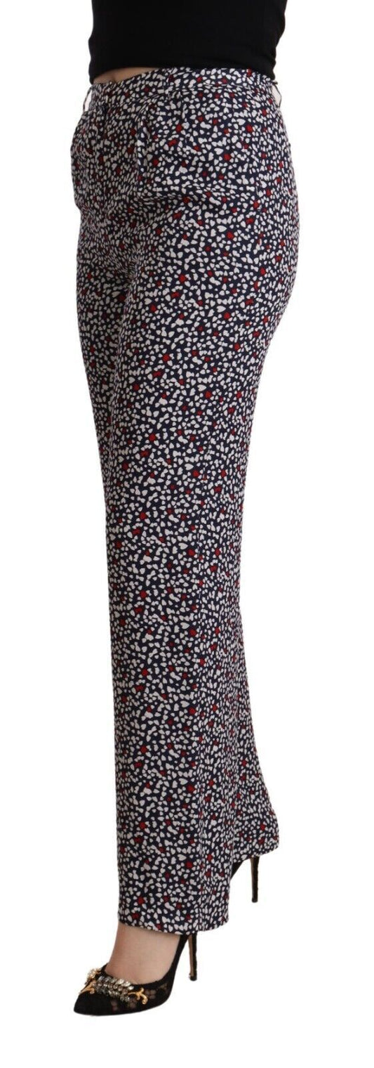 Michael Kors Black High Waist Printed Straight Pants $674.00 Michael Kors Luzworld