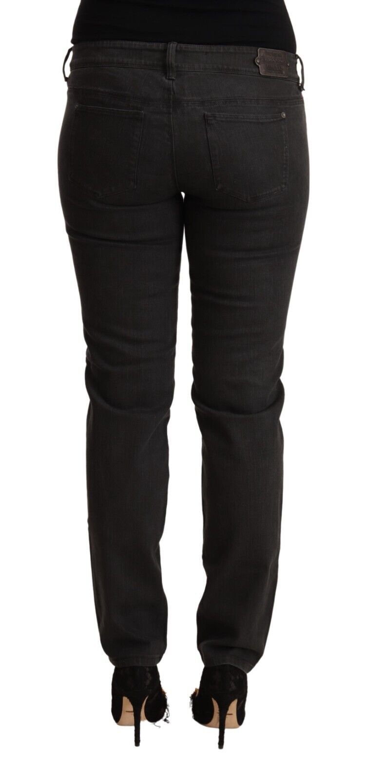 Ermanno Scervino Black Low Waist Skinny Denim Cotton Jeans $737.00 Ermanno Scervino Luzworld