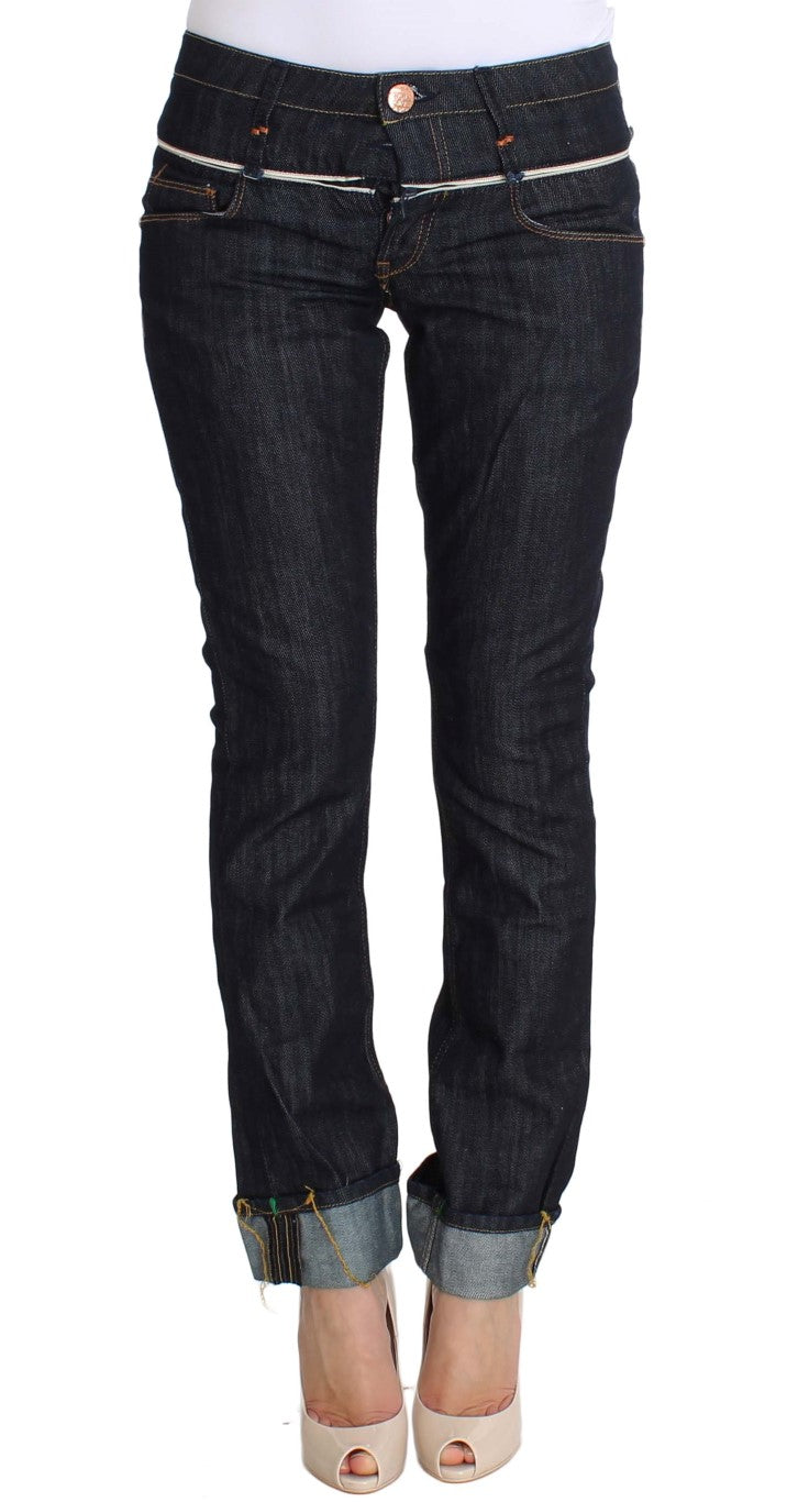 Acht Blue Denim Cotton Bottoms Straight Fit Jeans $473.00 Acht Luzworld