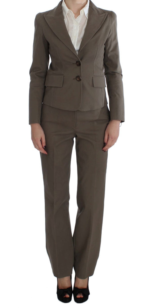 BENCIVENGA Beige Wool Cotton Suit $916.00 BENCIVENGA Luzworld