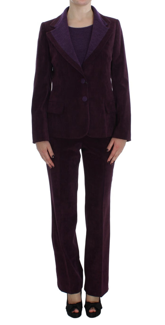 BENCIVENGA Purple Wool Suit T-Shirt Set $916.00 BENCIVENGA Luzworld