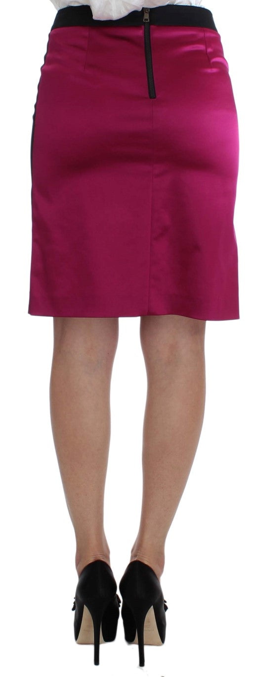Exte Black Pink Two Piece Suit Skirt & Blazer $1506.00 Exte Luzworld