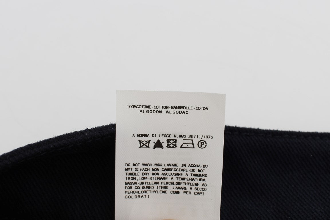 GF Ferre Blue Cotton Denim Mini Skirt $262.00 GF Ferre Luzworld