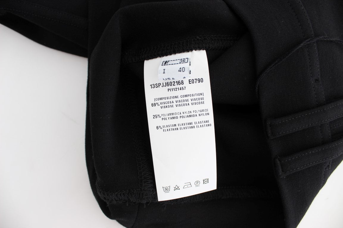 PLEIN SUD Black Straight Pencil Skirt $589.00 PLEIN SUD Luzworld
