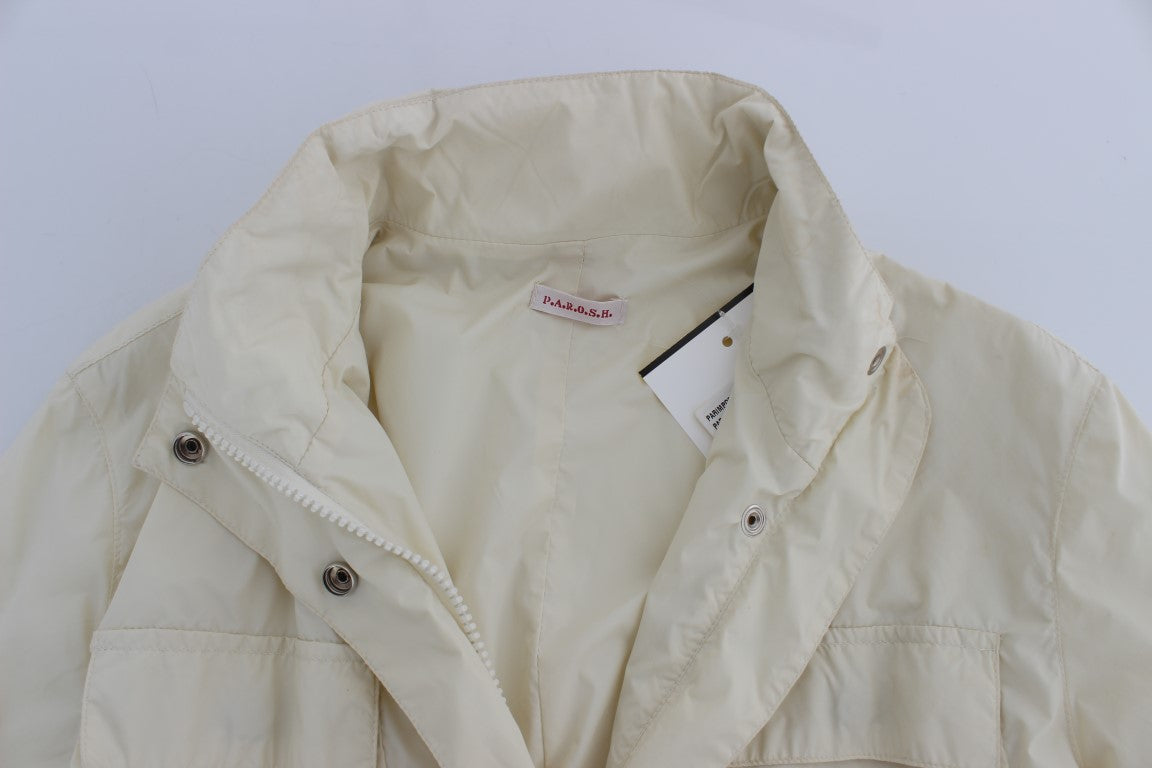 P.A.R.O.S.H. Beige Weather Proof Trench Jacket Coat $829.00 P.A.R.O.S.H. Luzworld