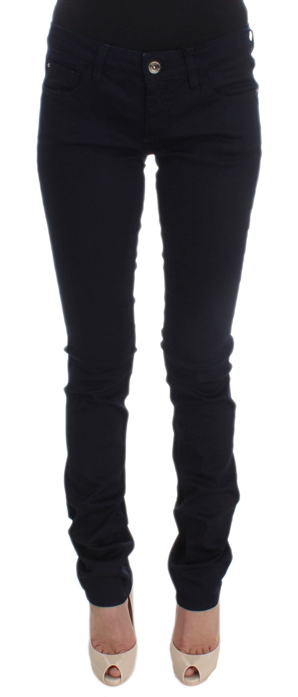 Costume National Blue Cotton Blend Slim Fit Jeans $548.00 Costume National Luzworld
