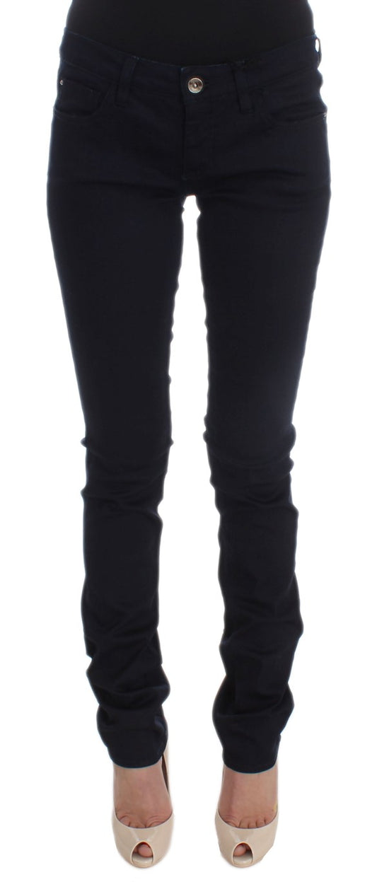 Costume National Blue Cotton Blend Slim Fit Jeans $548.00 Costume National Luzworld