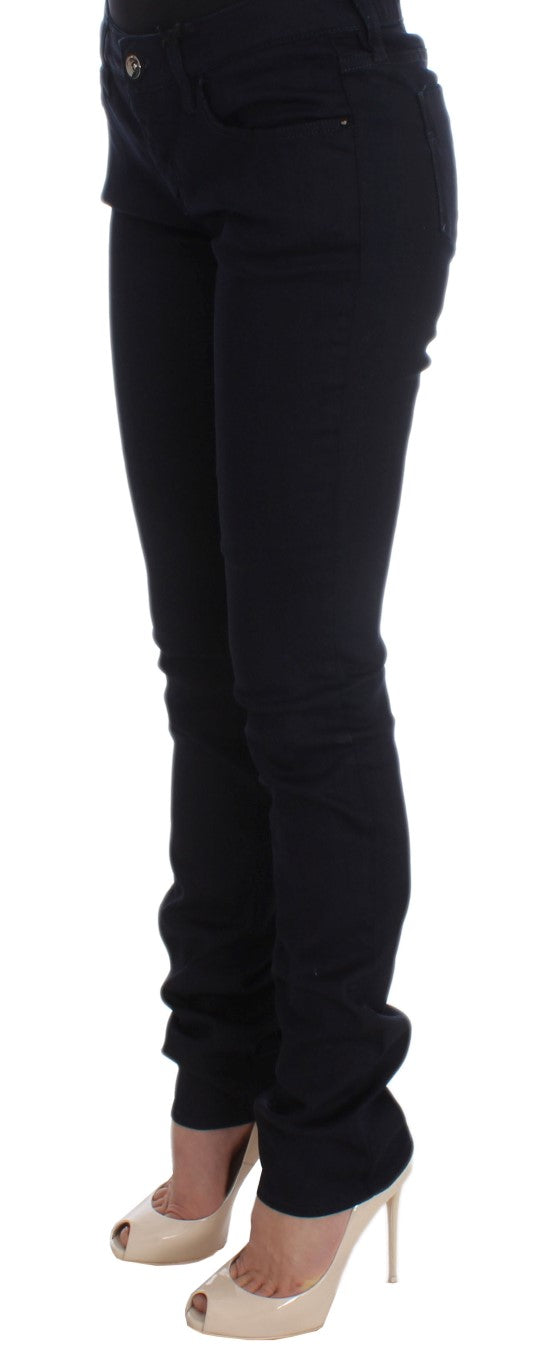 Costume National Blue Cotton Blend Slim Fit Jeans $548.00 Costume National Luzworld