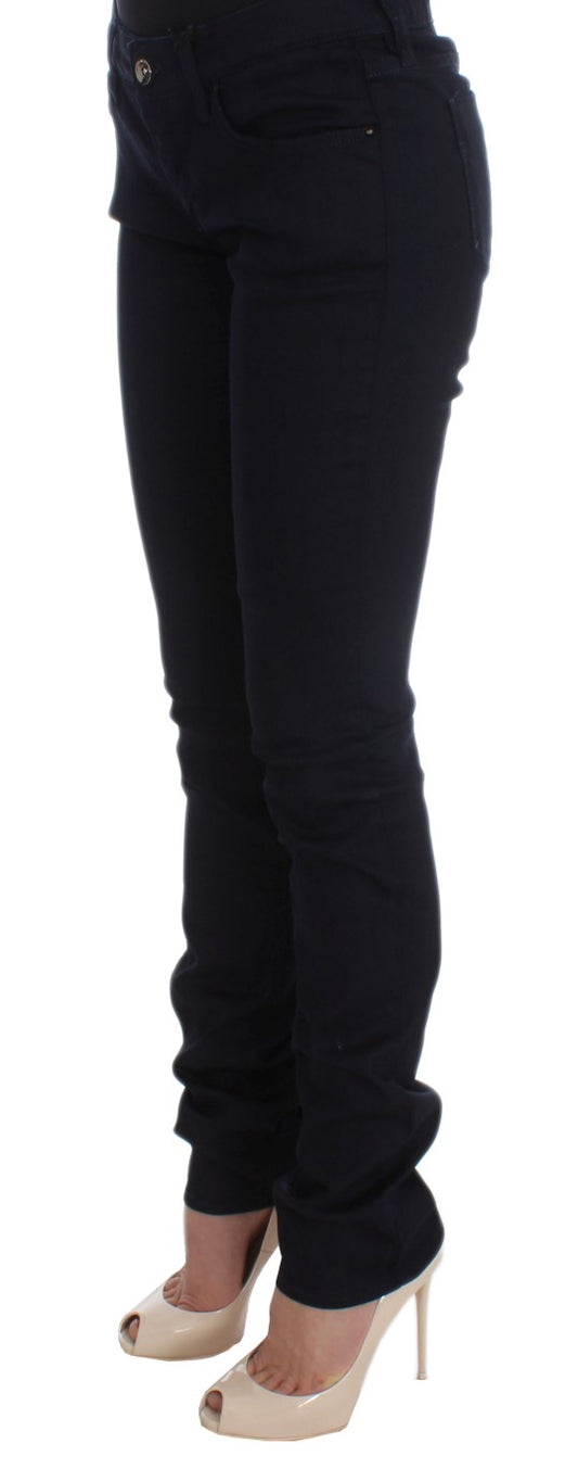 Costume National Blue Cotton Blend Slim Fit Jeans $548.00 Costume National Luzworld