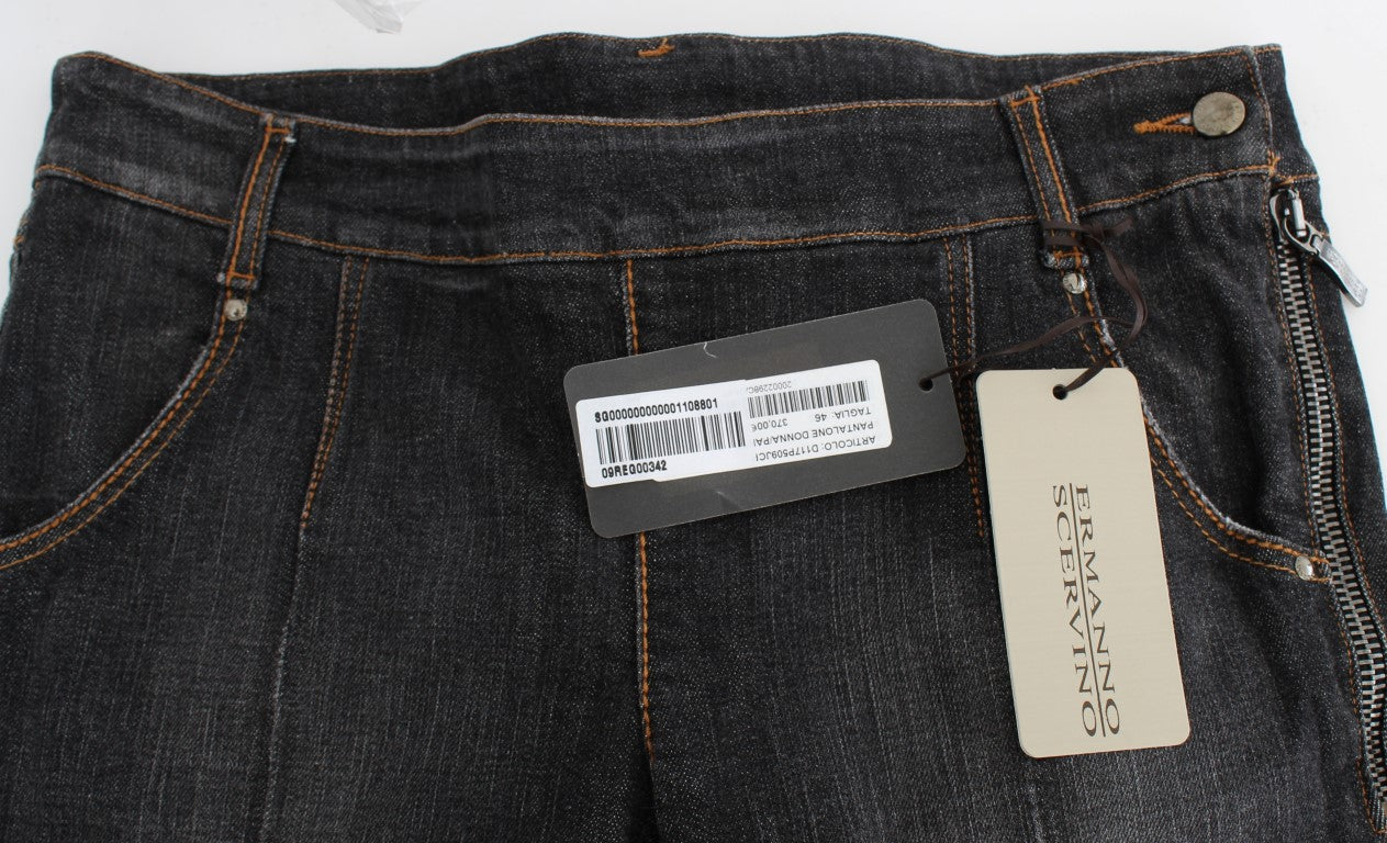 Ermanno Scervino Gray Cotton Slim Fit Denim Jeans $829.00 Ermanno Scervino Luzworld