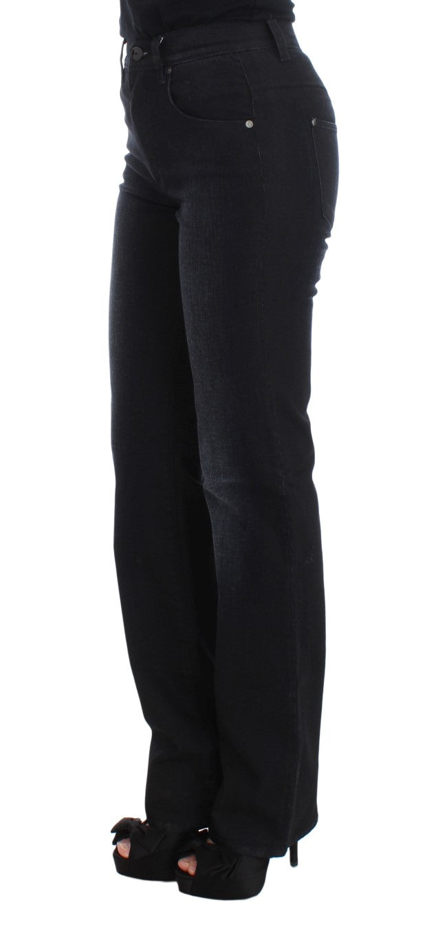 Ermanno Scervino Blue Cotton Blend Slim Fit Bootcut Jeans $829.00 Ermanno Scervino Luzworld
