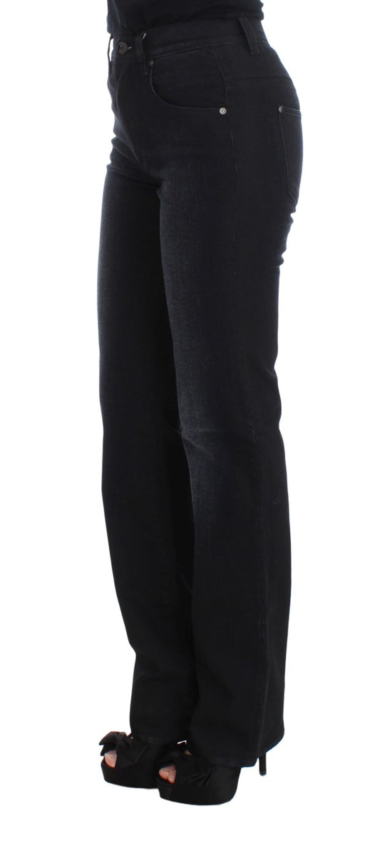 Ermanno Scervino Blue Cotton Blend Slim Fit Bootcut Jeans $829.00 Ermanno Scervino Luzworld