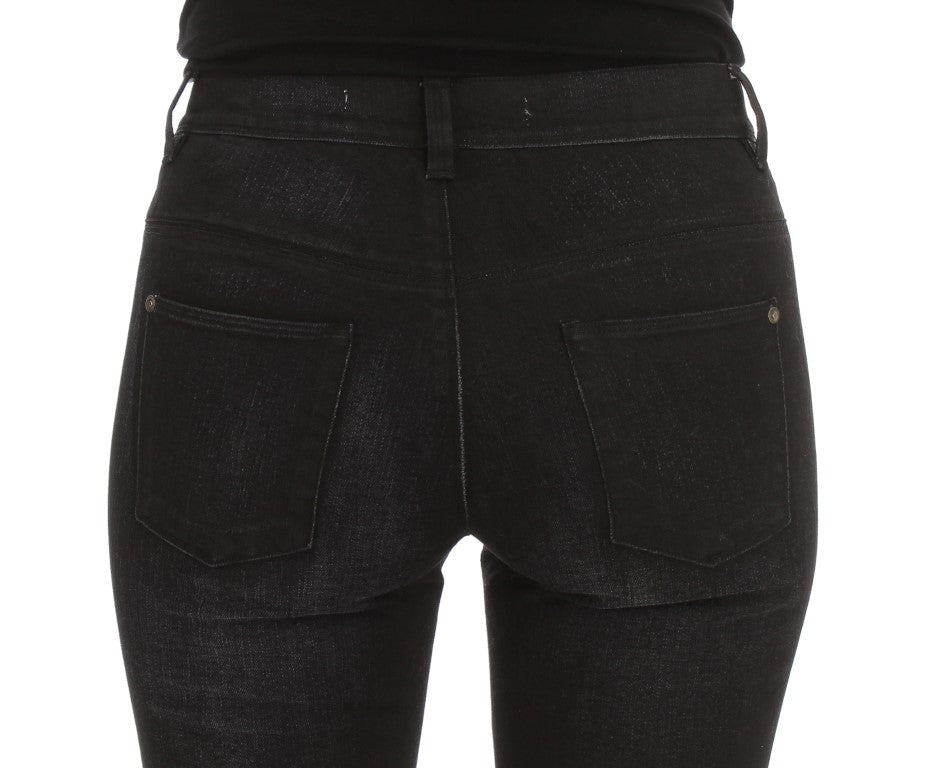 Ermanno Scervino Blue Cotton Blend Slim Fit Bootcut Jeans $829.00 Ermanno Scervino Luzworld