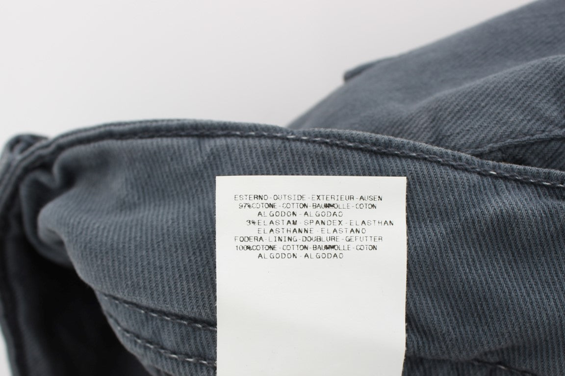 John Galliano Blue Cotton Blend Slim Fit Bootcut Jeans $713.00 John Galliano Luzworld