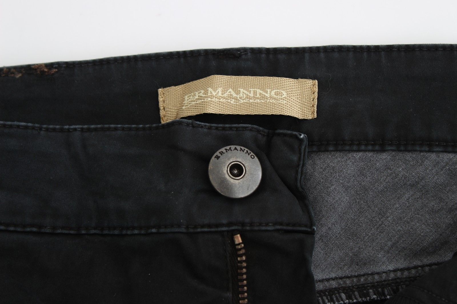 Ermanno Scervino Blue Slim Jeans Denim Pants Skinny Leg Straight $537.00 Ermanno Scervino Luzworld
