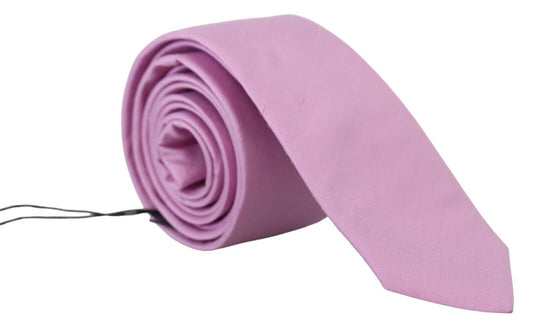 Daniele Alessandrini Pink Classic Men Necktie Accessory Silk Tie $219.00 Daniele Alessandrini Luzworld