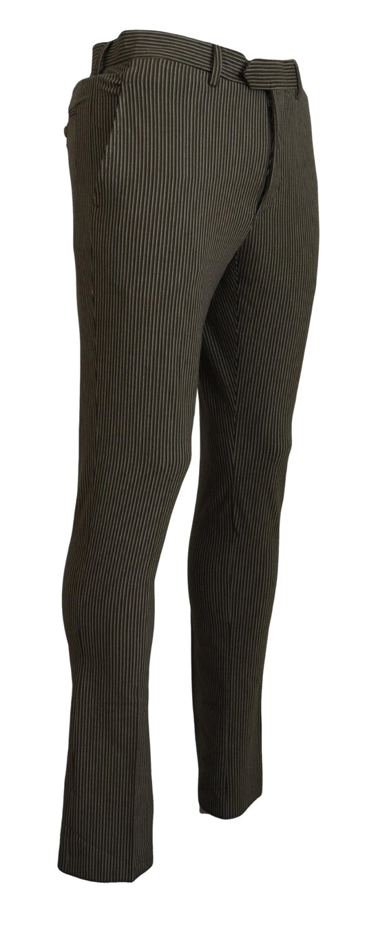 BENCIVENGA Multicolor Striped Pure Cotton Men Pants $252.00 BENCIVENGA Luzworld