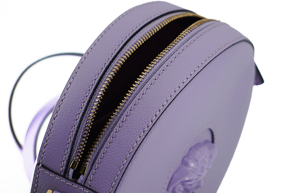Versace Elegant Purple Round Shoulder Bag $2008.00 Versace Luzworld