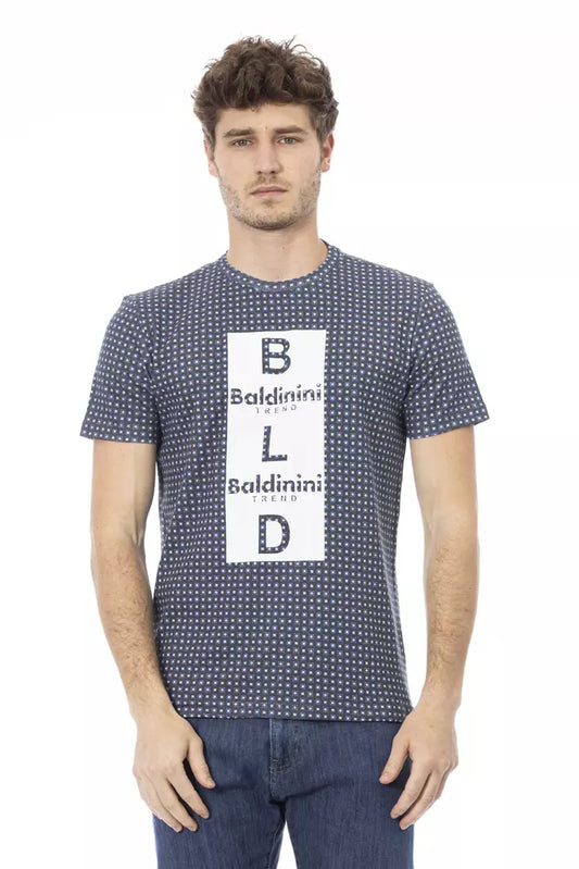 Baldinini Trend Gray Cotton Men T-Shirt $163.00 Baldinini Trend Luzworld