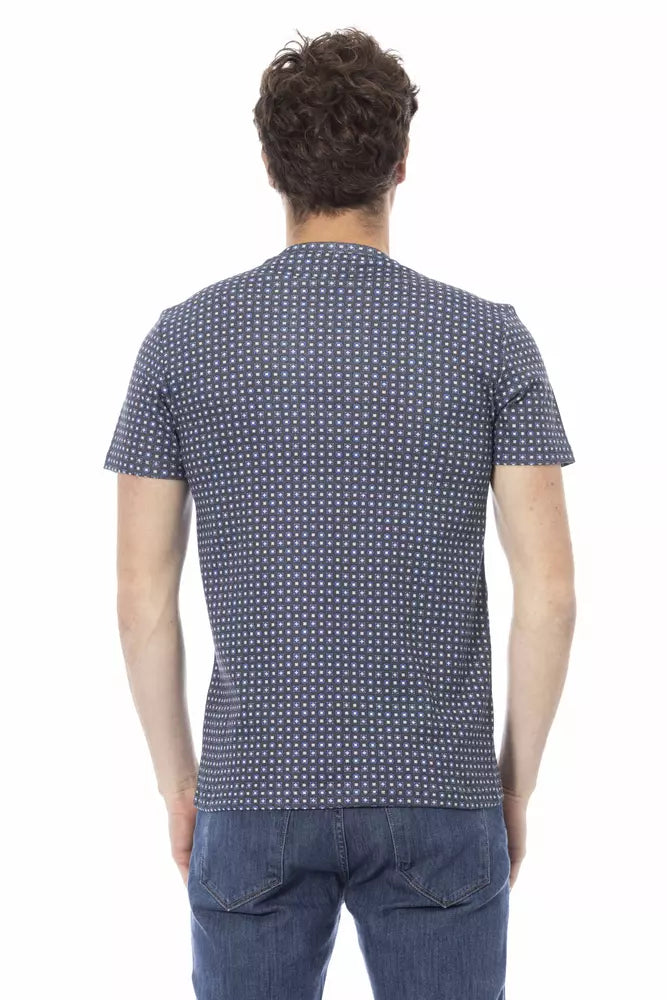 Baldinini Trend Gray Cotton Men T-Shirt $164.00 Baldinini Trend Luzworld