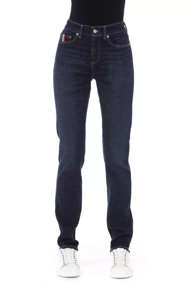 Baldinini Trend Blue Cotton Women Jeans $487.00 Baldinini Trend Luzworld