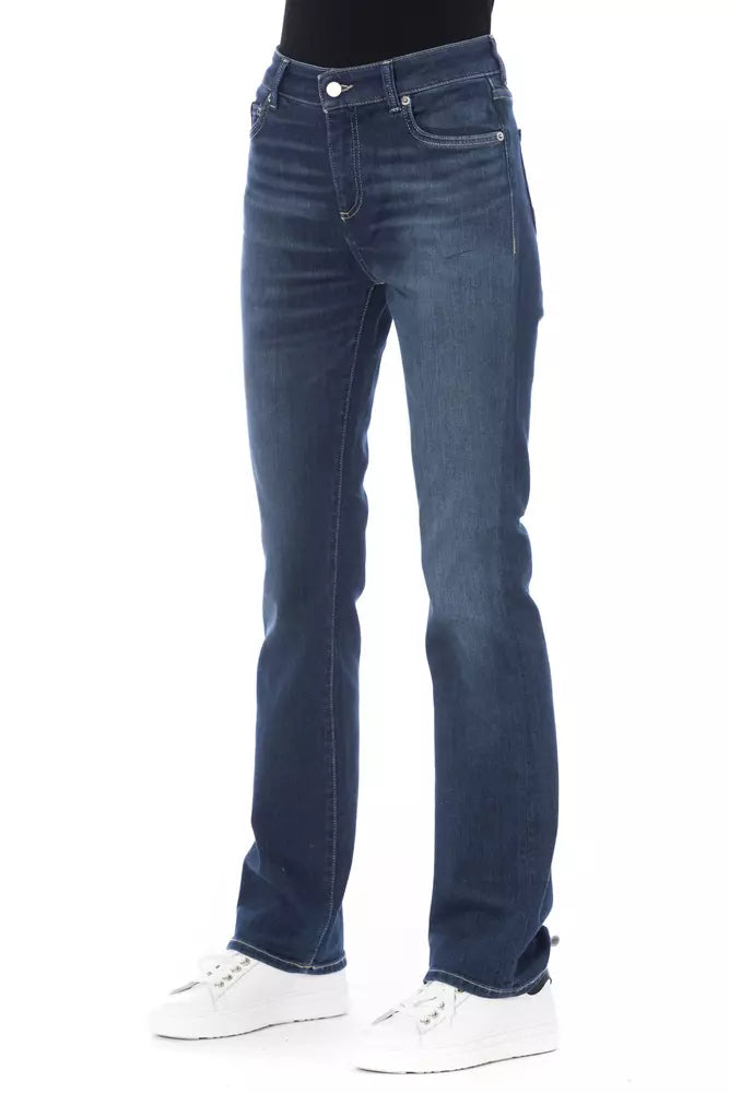 Baldinini Trend Blue Cotton Women's Jeans $487.00 Baldinini Trend Luzworld