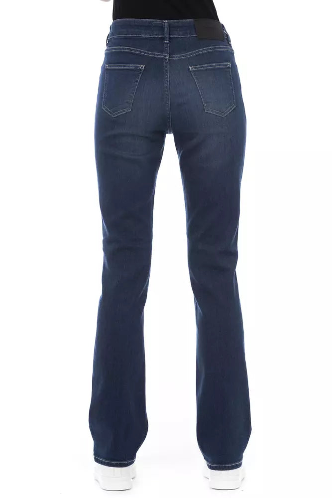 Baldinini Trend Blue Cotton Women's Jeans $487.00 Baldinini Trend Luzworld