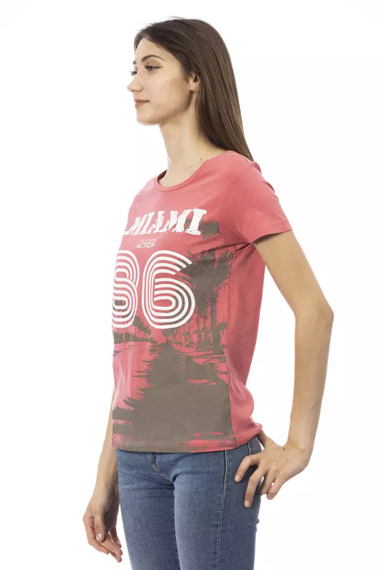 Trussardi Action Multicolor Cotton Women T-Shirt $131.00 Trussardi Action Luzworld