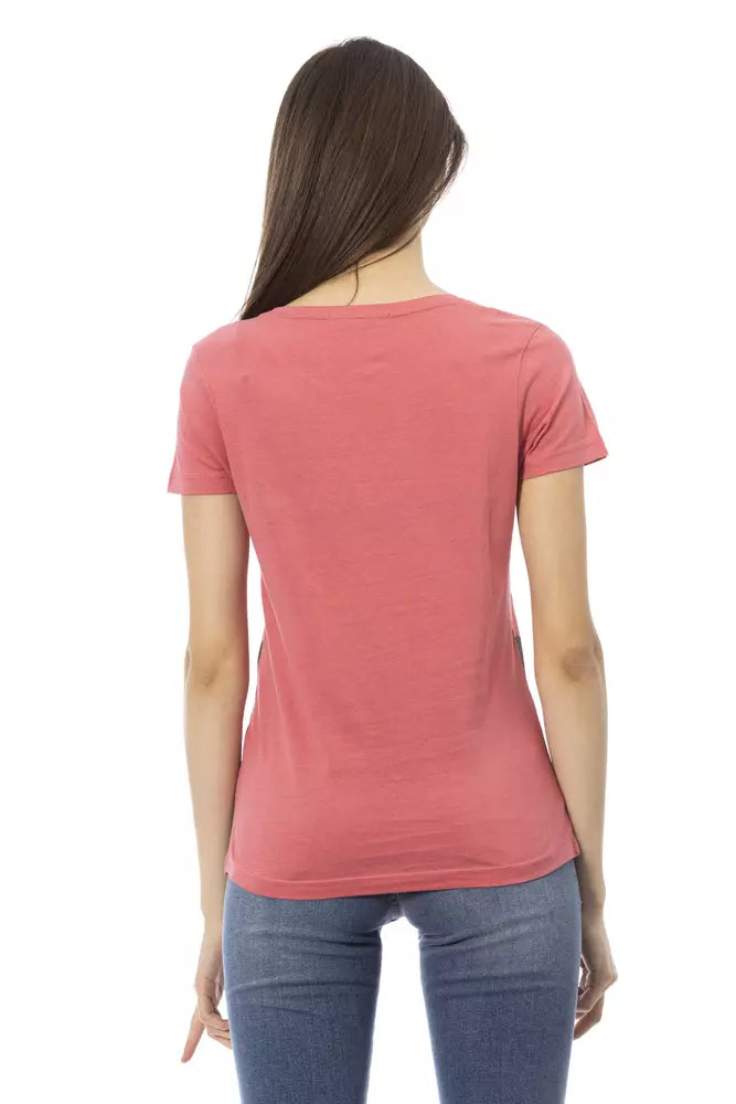 Trussardi Action Multicolor Cotton Women T-Shirt $131.00 Trussardi Action Luzworld