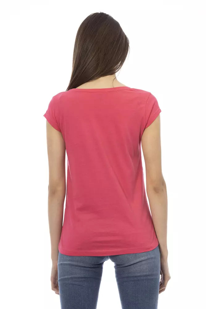 Trussardi Action Multicolor Cotton Women T-Shirt $131.00 Trussardi Action Luzworld