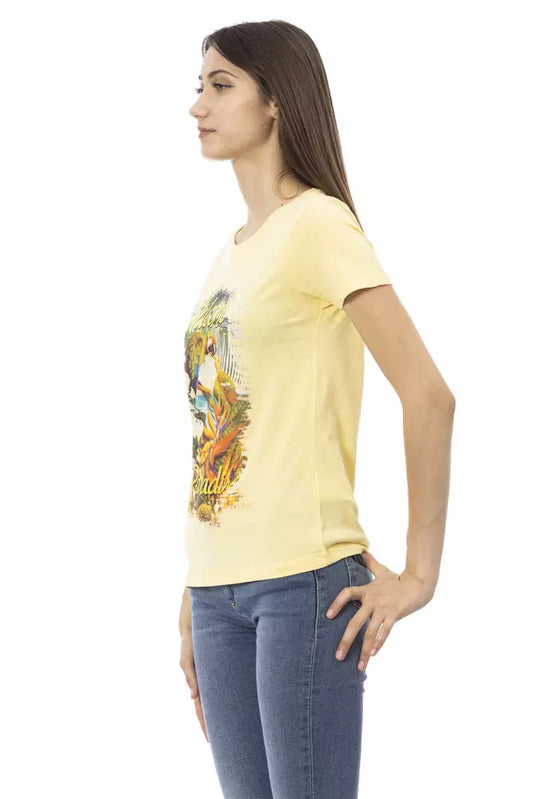 Trussardi Action "Yellow Cotton Women T-Shirt" $131.00 Trussardi Action Luzworld