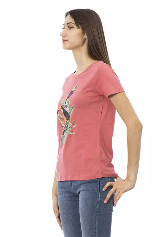 Trussardi Action Multicolor Cotton Women T-Shirt $131.00 Trussardi Action Luzworld