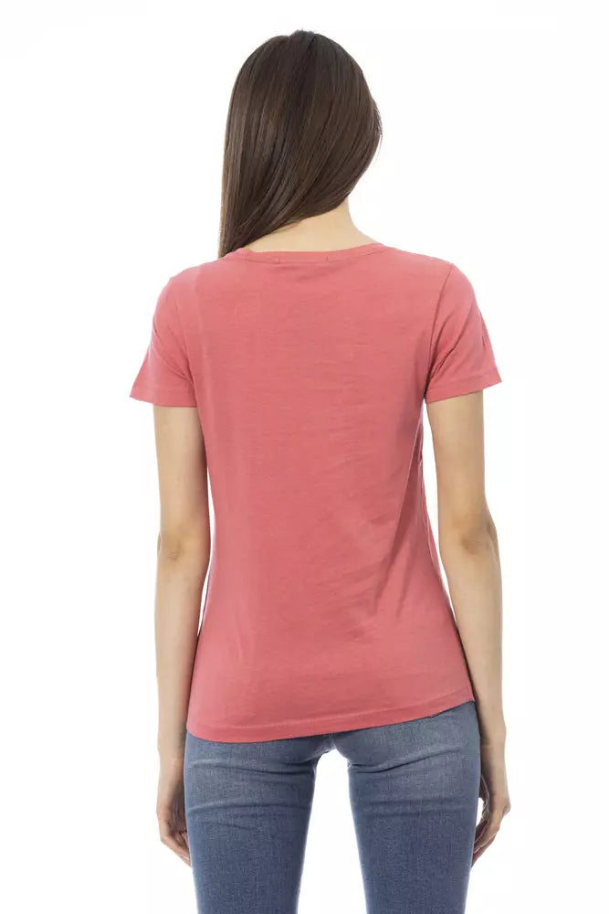 Trussardi Action Multicolor Cotton Women T-Shirt $131.00 Trussardi Action Luzworld