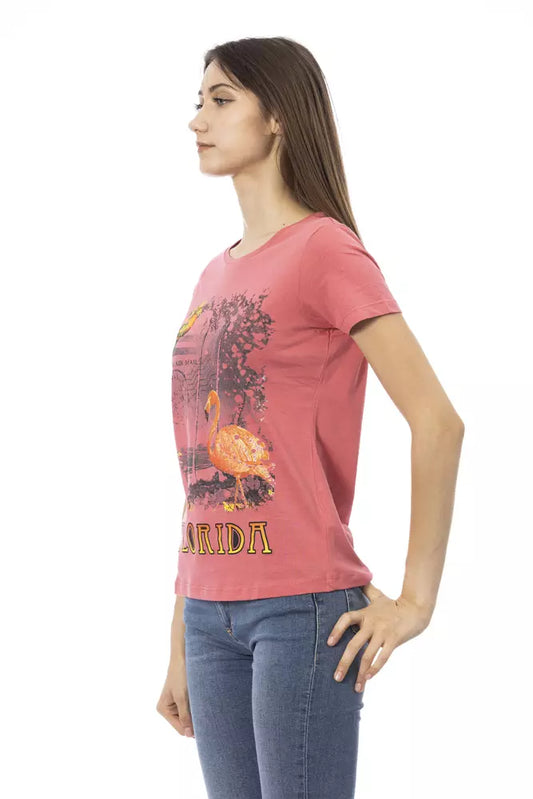 Trussardi Action Multicolor Cotton Women T-Shirt $131.00 Trussardi Action Luzworld