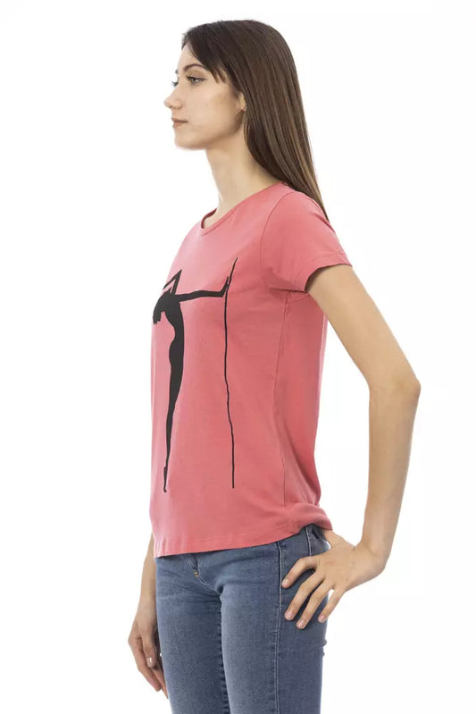 Trussardi Action Multicolor Cotton Women T-Shirt $131.00 Trussardi Action Luzworld