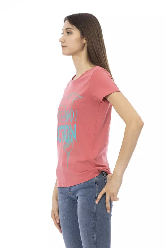Trussardi Action Multicolor Cotton Women T-Shirt $131.00 Trussardi Action Luzworld